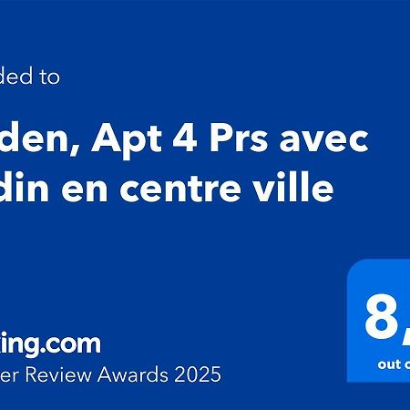L'Eden, Apt 4 Prs Avec Jardin En Centre Ville Діжон Екстер'єр фото